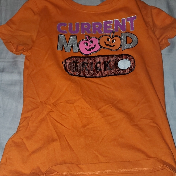 celbrate Other - Playful Orange Kids Tee with Pumpkin Graphics